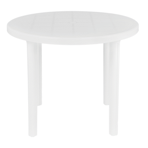 Mesa Plastica VOSS 2000 Antillas 90cm Blanca