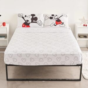 jgo.sabanas 5849 Mickey Classic White 2 pzas