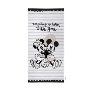 toallon 5792 tondosado Mickey & Minnie