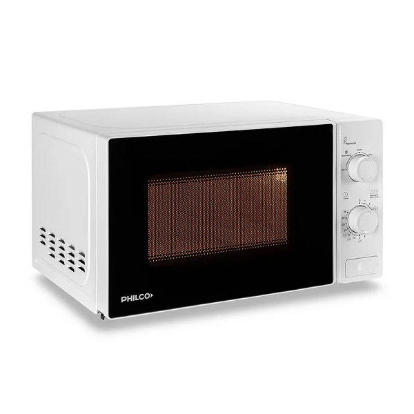 Microondas PHILCO MPHRW20UAP 20lts.control rotativo Blanco - Imagen 2