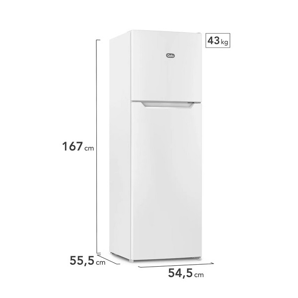 Heladera No frost GAFA HGNF251B 262 lts.Inverter Blanca - Imagen 2