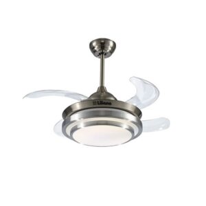 Ventilador de techo LILIANA VTHA604 4 palas retractiles color Niquel