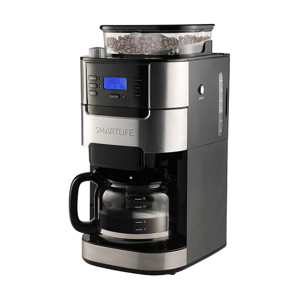 Cafetera electrica SMART LIFE CMDG1025 con molinillo