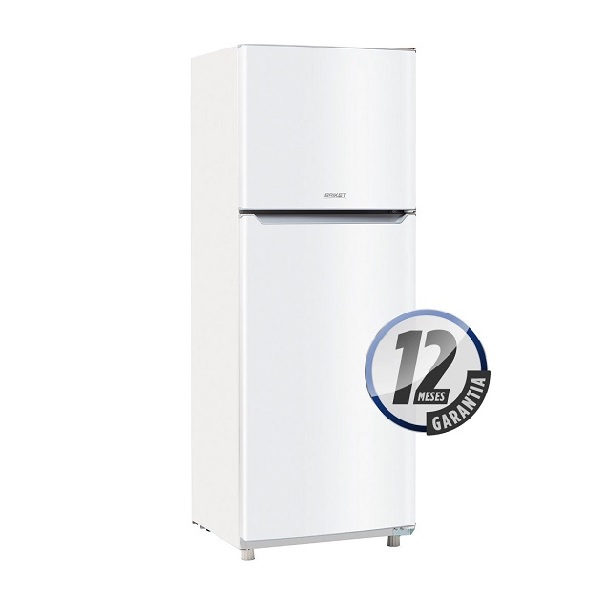 Heladera con freezer BRIKET BK2F1811V 365 lts. Bca.c/estantes vidrio - Imagen 3
