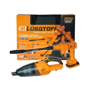 Hidrolavadora inalambrica LUSQTOFF KHAL-8BKR + aspiradora