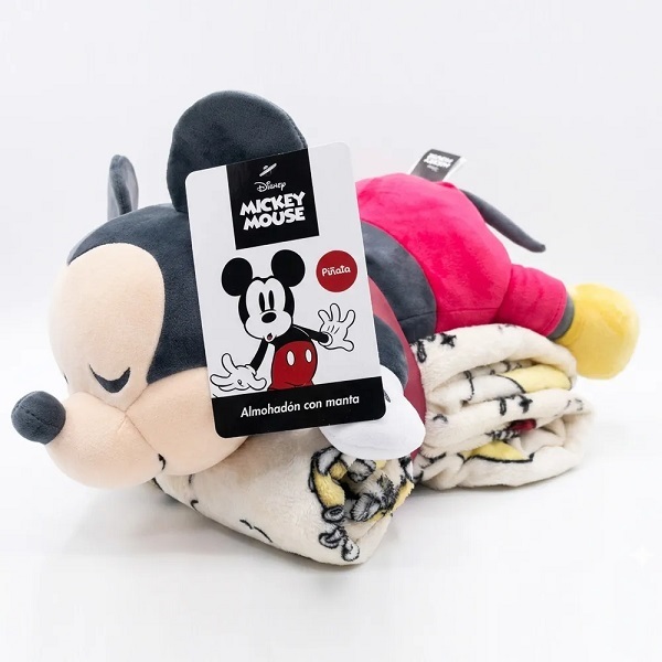 Manta c/almohadon Mickey