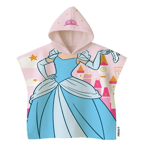Poncho Microfibra Princesas
