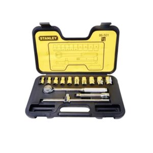 Set bocallaves STANLEY 86-501 14 pzas.1/2" caja PVC