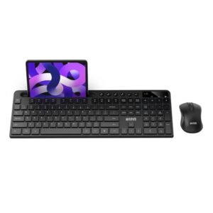 Teclado + mouse USB MARVO KC411 con soporte p/tablet/telefono