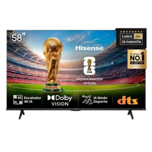 SMART TV 58" UHD HISENSE 58A64N Vidaa