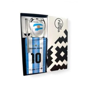 MATE PAMPA kit Argentina Mate + paq.yerba 500 grs.