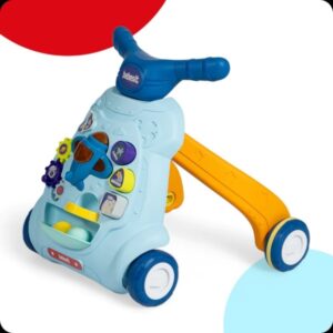 Caminador musical BEBESIT 1801  Azul/Rosa
