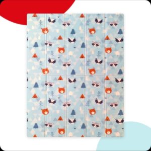 Alfombra Anti Golpes plegable reversible BEBESIT 6006 Nordica