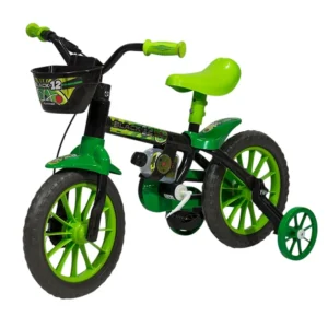 Bicicleta Rodado 12 NATHOR 3125 Black c/cantimplora