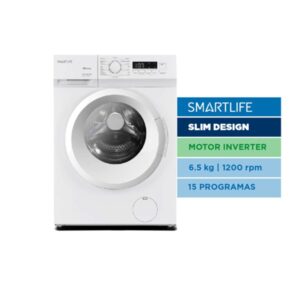 Lavarropas Carga Frontal SMART LIFE SL-WM26I0651200 6.5 Kg/1200rpm/Inverter