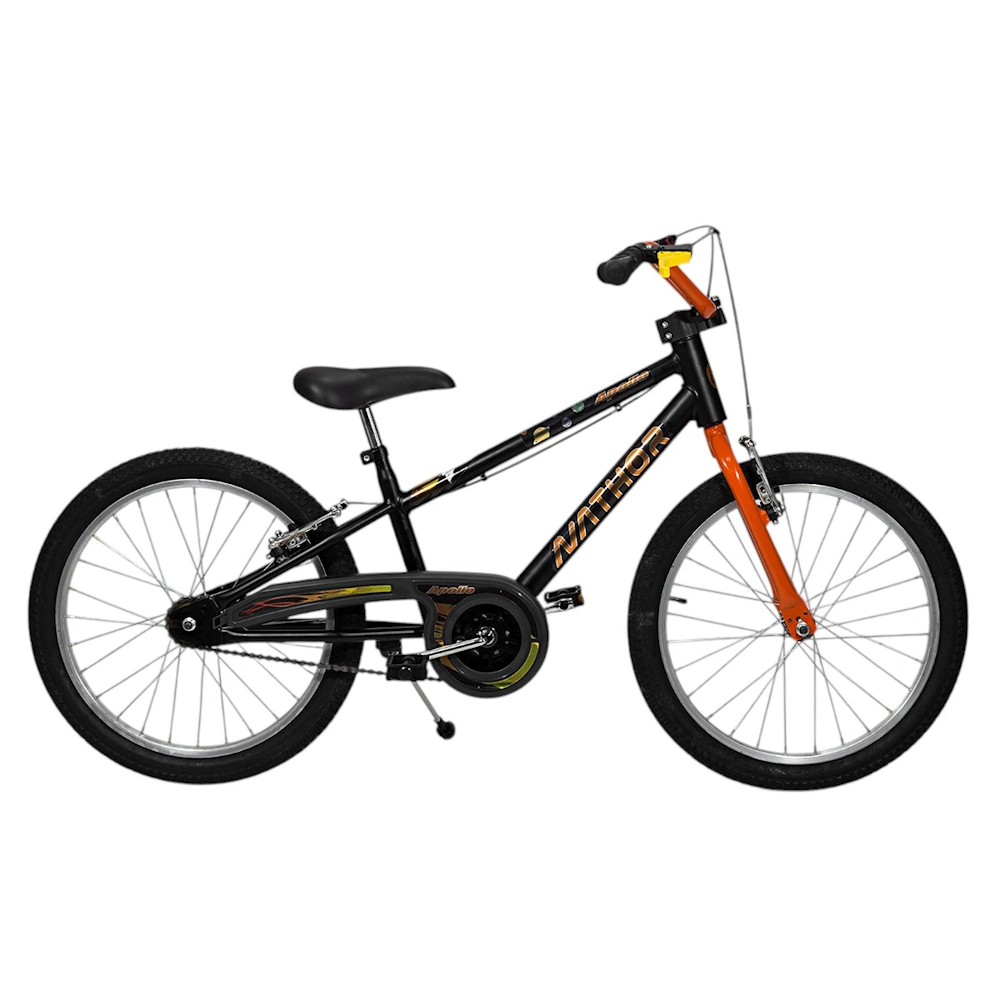 Bicicleta Rodado 20 NATHOR Apollo Negra c/Naranja 3342