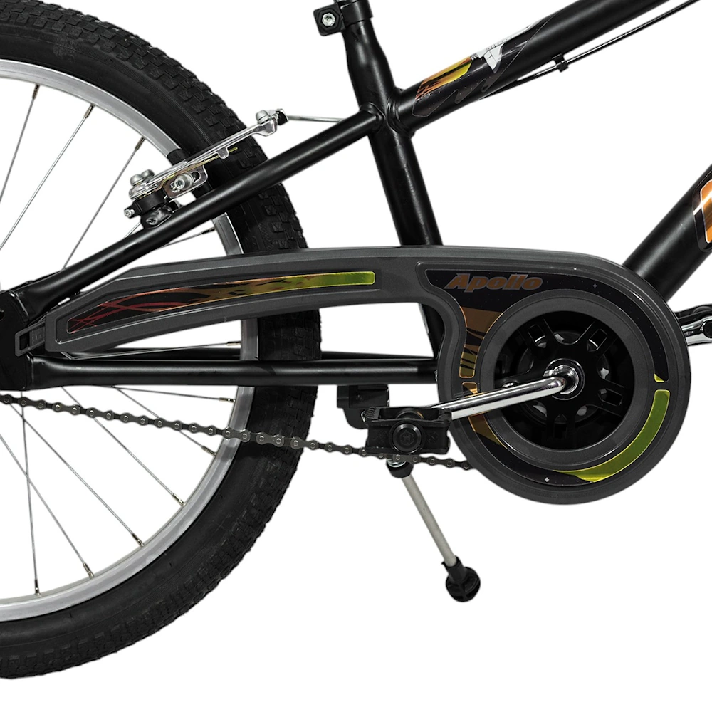 Bicicleta Rodado 20 NATHOR Apollo Negra c/Naranja 3342 - Imagen 5