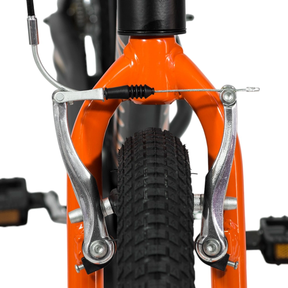 Bicicleta Rodado 20 NATHOR Apollo Negra c/Naranja 3342 - Imagen 6