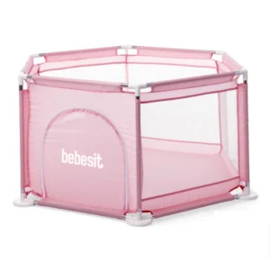 Corralito hexagonal BEBESIT 2119C Rosa
