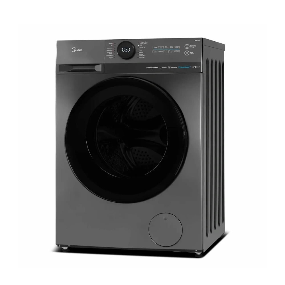 Lavarropas Carga Frontal MIDEA MF200D80WB 8 kg./Inverter/Titanium - Imagen 2